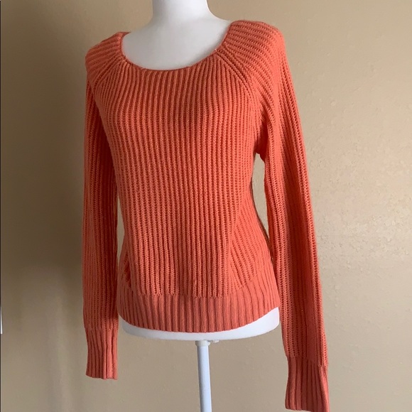 Rue21 Sweaters - CORAL HI-LOW HEM SWEATER
